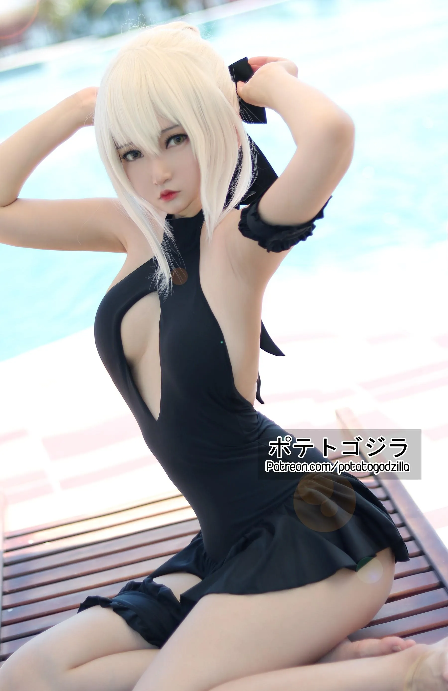 Potato Godzilla – NO.79 Saber Alter Swimsuit [19P]插图7